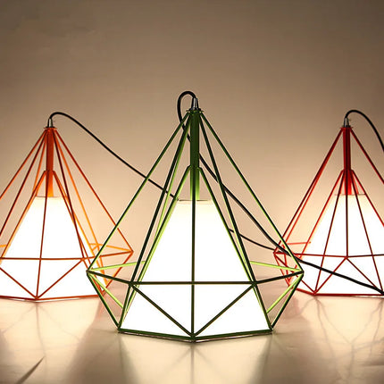 Suspension cage à oiseaux au design rétro minimaliste moderne — LZ4XJ9