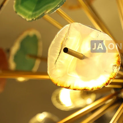 Suspension design en agate de fer pour intérieur raffiné — LZ4X9P2