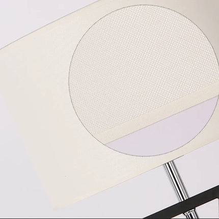 Lampadaire LED nordique en fer et tissu pour intérieur moderne — LZ4X9Q2