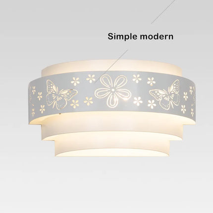 Applique murale décorative moderne forme fleur et papillon — LZ4X9T