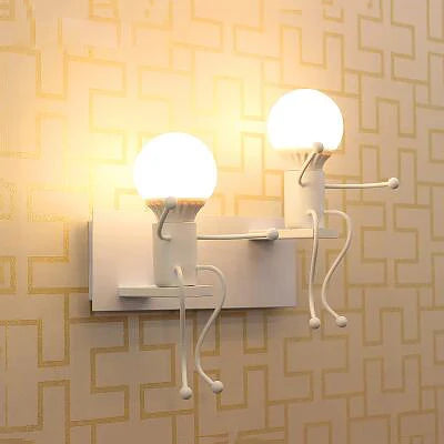 Applique murale LED en fer avec motif poupée nordique pour enfants — LZ4X9T2