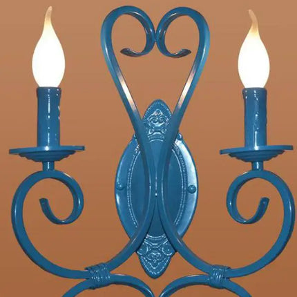 Applique murale décorative en métal avec miroir style antique — LZ4X9P2
