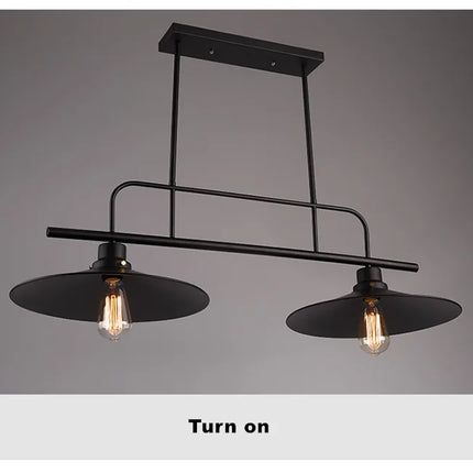 Lustre suspension style industriel en fer pour décoration créative — LZ4X9T2