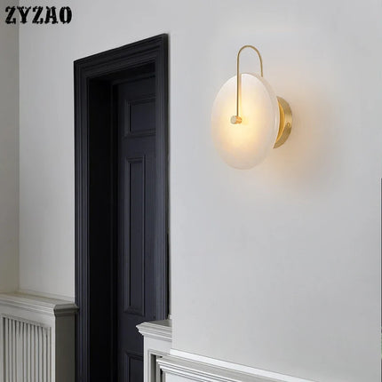 Applique murale LED moderne en cuivre pour décoration intérieure — LZ4X9T2