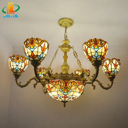 Lustre suspension en verre au design nordique moderne — LZ4X9P