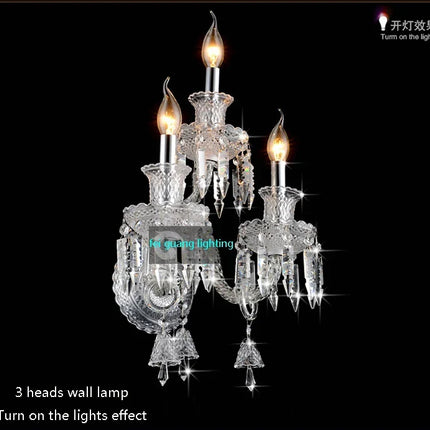 Lustre moderne en cristal avec éclairage LED élégant — LZ4X9T2