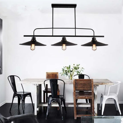 Lustre suspension style industriel en fer pour décoration créative — LZ4X9T2
