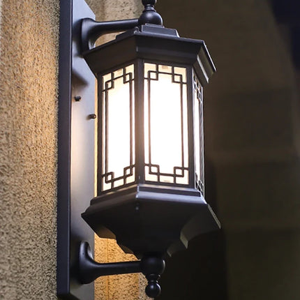 Applique murale extérieure étanche au style rétro chinois — LZ4T9Q2