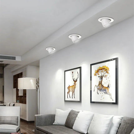 Spot LED encastrable dimmable orientable 360° pour salon et salle à manger — LZ4P9X