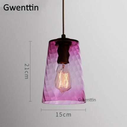 Suspension moderne en verre teinté pour intérieur — LZ4X9T