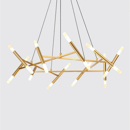 Lustre LED nordique rétro design postmoderne pour cuisine et salon — LZ4X9P