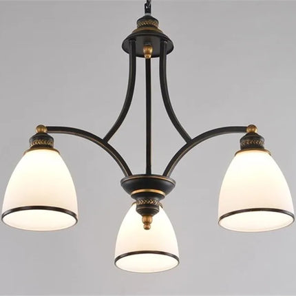 lustre en verre moderne pour un éclairage élégant