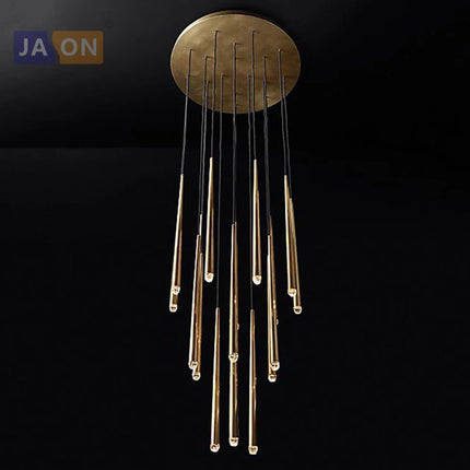 Suspension vintage en cristal et fer style américain pour intérieur — LZ4X9M