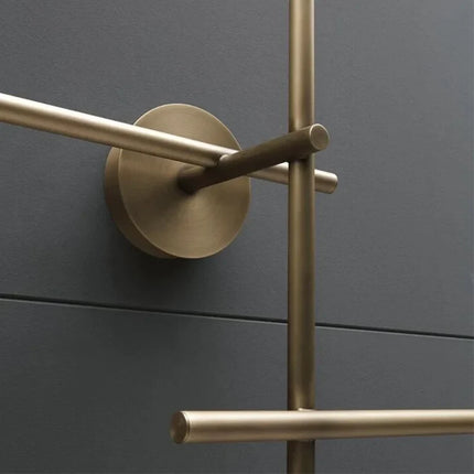 Applique murale en cuivre au design minimaliste pour intérieur élégant — LZ4X9P2