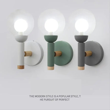 Lampe de chevet en verre au design nordique pour salon et hôtel — LZ7FQ2