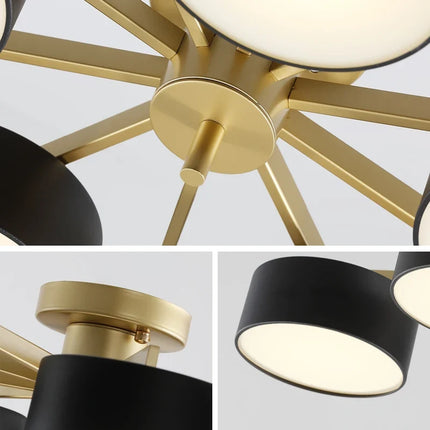 Plafonnier LED créatif pour éclairage moderne et original — LZ4D9X2