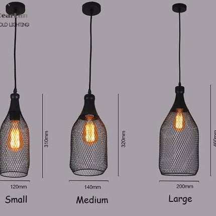 Suspension luminaire en forme de bouteille pour hall — LZ4X9P