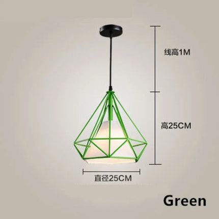 Suspension cage à oiseaux en métal noir avec éclairage LED — LZ4X9P