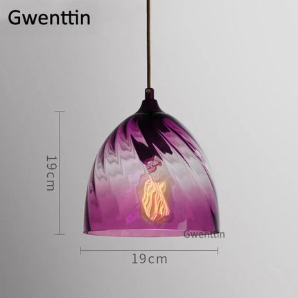 Suspension moderne en verre teinté pour intérieur — LZ4X9T