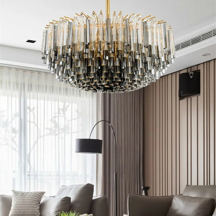 Lustre en verre cristal au design post-moderne pour intérieur — LZ4X9T