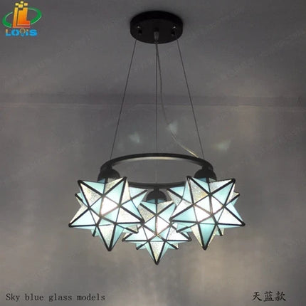 Lustre suspension créatif en forme de pentacle pour bar et intérieur — LZ4X9T