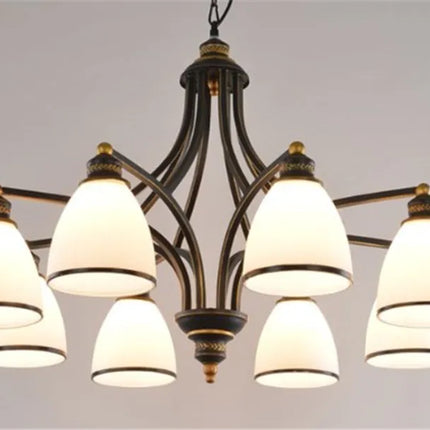 lustre en verre moderne pour un éclairage élégant