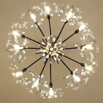 Suspension en cristal motif pissenlit pour ambiance moderne — LZ4D9XQ
