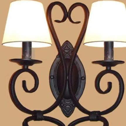 Applique murale décorative en métal avec miroir style antique — LZ4X9P2