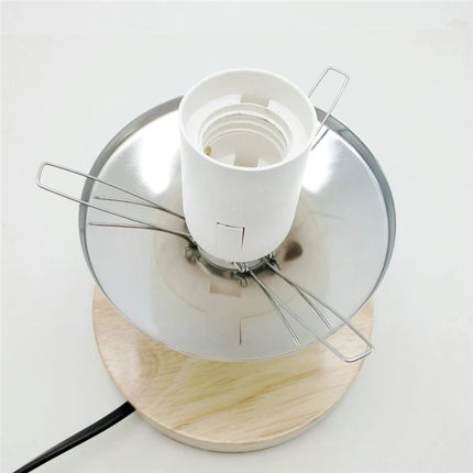 Lampe de bureau vintage en bois LED avec protection visuelle — LZ4X9T1