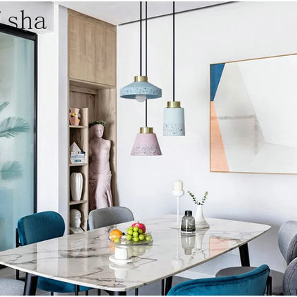 Suspension vintage en ciment pour bar et café — LZ4X9Q