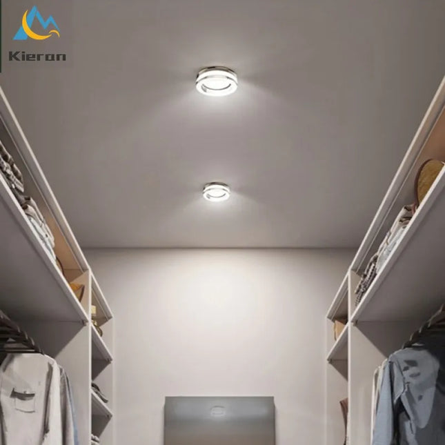 Plafonnier LED cristal avec spots intégrés — LZ4X9M