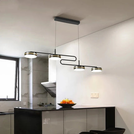 Lustre LED moderne avec télécommande pour intérieur — LZ4N7Q2