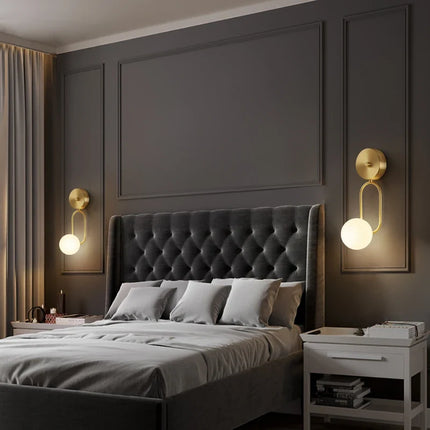 Applique murale en cuivre au design moderne pour décoration intérieure — LZ7XQ2