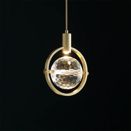 Suspension LED en cristal au design nordique luxueux — LZ4X9T