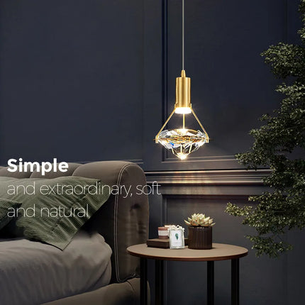 Lustre postmoderne en cristal avec éclairage LED personnalisable — LZ4FJ9
