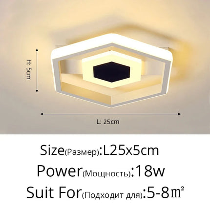 Lustre LED mince en acrylique pour décoration intérieure — LZ4XJ9