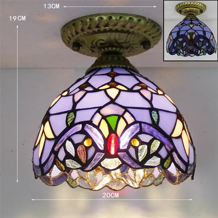 Plafonnier LED moderne en verre avec ampoule 7W E27 — LZ4X9Q2