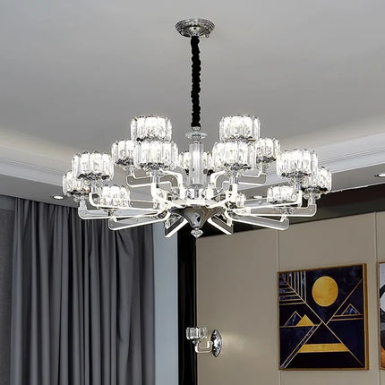 Lustre en cristal moderne pour décoration intérieure élégante — LZ4X9P