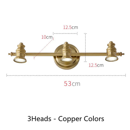 Applique murale LED américaine pour miroir de salle de bains avec ampoules offertes — LZ4X9J