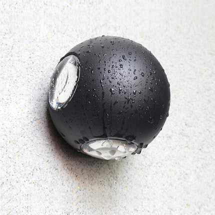 Applique murale LED noire étanche IP65 pour extérieur jardin et porche — LZ4X9T2