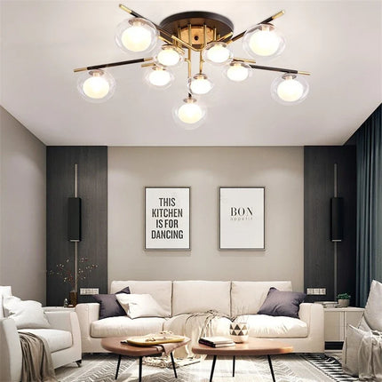 Plafonnier suspension nordique simple pour décoration intérieure — LZ4X9T