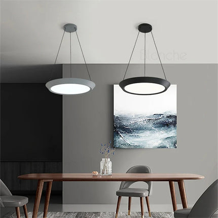 Suspension ronde LED pour éclairage intérieur moderne — LZ4X9T