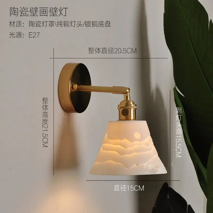 Suspension design double ombre en céramique pour intérieur — LZ4F9Q2