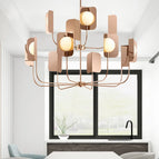12 8 4 lumière D140cm / Or rose