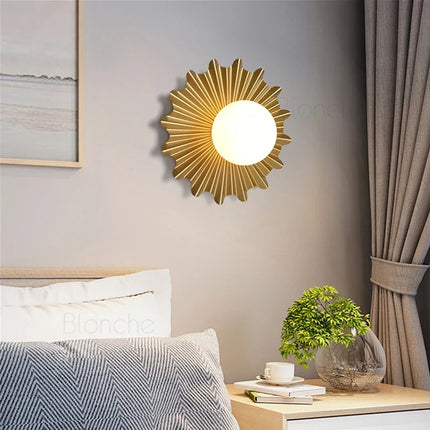 Applique murale solaire LED design nordique en fer — LZ4X9P2