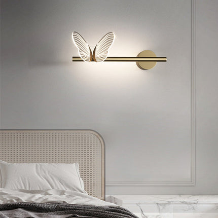 Applique murale papillon en métal doré design — LZ4X9T
