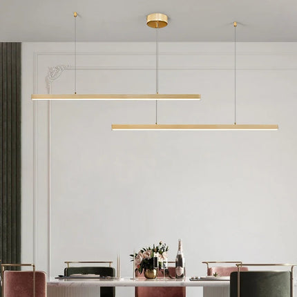 Lustre suspension moderne minimaliste pour ambiance chaleureuse — LZ4X9T