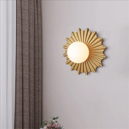 Applique murale solaire LED design nordique en fer — LZ4X9P2