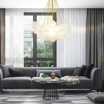 Suspension en verre au style nordique pour décoration intérieure élégante — LZ4X9T2