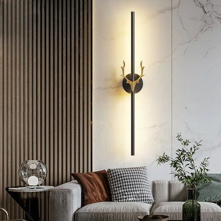 Applique murale décorative en forme de cerf pour intérieur — LZ4X9JQ